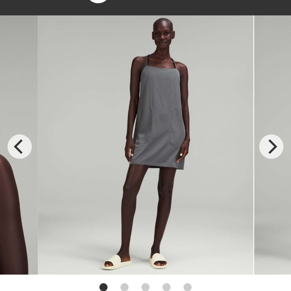 LULULEMON THIN STRAP DRESS (LAB ADJUSTABLE GREY 2-4 SMALL - Picture 1 of 11